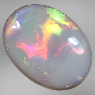 SOLID SEMI BLACK OPAL Bright chasing rolling flashes 
